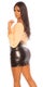 Leatherlook Mini skirt, black