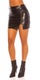 Leatherlook Mini skirt, black